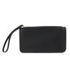Bolsa de Maquiagem de Couro PU de Cor Sólida Simples, Porta-Moedas Portátil à Prova d'Água, Bolsa para Celular Unissex, Atacado de Fábrica