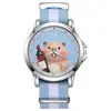 Lindo Dibujo Animado Nezha el Niño Mágico Desciende Reloj Infantil Estudiante de Primaria Reloj de Cuarzo de Aspecto Atractivo Reloj para Niño Niña