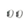 Aretes con Forma de Serpiente para Hombre, Diseño Moderno y de Moda, Aretes Simples Retro con Nudo de Cuerda para Mujer, Joyería Versátil de Alta Gama Personalizada al por Mayor