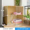 Jaula para gatos casa interior jaula vacía espacio libre súper grande casa para gatos casa para gatos nido de dos pisos tres pisos villa para gatos pequeños