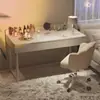 Penteadeira mesa de quarto de menina mesa de estudo para casa mesa de estudante moderna simples mesa de maquiagem mesa de computador para escritório de quarto para alugar