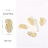 Nuevos accesorios para uñas transfronterizos, chanclas de diamantes, decoración de uñas con forma de cabeza de conejo, frasco de perfume, suministros para uñas de abeja
