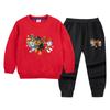 Conjunto de suéter de otoño para niño, primavera y otoño 2022, nueva ropa deportiva para niños, pantalones casuales, conjunto de dos piezas para bebés varones