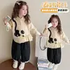 Conjunto de Roupa de Primavera para Meninas 2026 Novo Estilo Moda Coreana Roupas de Primavera Infantis para Bebês Meninas, Super Estiloso e Chamativo