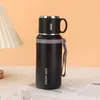 Nueva Taza Termo Sencilla de Acero Inoxidable 316 Engrosada para Separación de Té y Agua Taza de Agua Taza Termo de Vacío Bolsa de Viaje Olla Termo