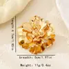 Broche de Flor Multicamadas com Novo Design de Nicho Estilo Coreano Elegante Feminino Elegante Diário Versátil Sensação de Alto Padrão