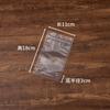 [em Estoque] Sacos Ziplock Transparentes Stand-Up de Qualidade Alimentar à Prova de Umidade Sacos de Embalagem Tamanho Pequeno para Embalagem de Chá de Flores e Produtos Secos