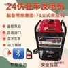 Gerador a Gasolina Controlado Remotamente, Inversor Portátil com Partida/Parada Automática, Gerador Diesel Bluetooth para Caminhão DC, Metabo