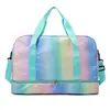 Bolsa de Viagem Dobrável para Curta Distância Bolsa de Viagem Portátil Bolsa Esportiva de Yoga Fitness para Mulheres Bolsa de Armazenamento