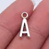 26/Pacote 16mm Acessórios para joias DIY Pingente de letra inglesa liga Materiais para joias artesanais
