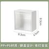 Mango de máquina de café caja de almacenamiento de filtros de papel cafetera moka estante redondo para almacenamiento de filtros de papel recipiente para polvo red de distribución de agua estante de pared sin clavos