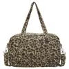 Bolso de Mano con Estampado de Leopardo para Mujer, Gran Capacidad, Nuevo Otoño Invierno 2026, Bolso Tote de Hombro Único para Trabajo, Viajes Diarios, Fitness, Deportes, Bolsa de Almacenamiento