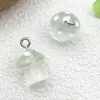 9 Tipos de Resina Luminosa Colorida con Purpurina Fina Colgantes de Hongo 3D Accesorios para Colgante de Pulsera Collar Llavero DIY