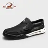 Sapatos Masculinos Ram Verão Novo Malha Respirável Casuais Leves Antiderrapantes Vazados Confortáveis Slip-on Mocassins Masculino