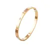 Pulsera de Acero de Titanio de Moda para Mujer, Elegante y Sencilla, Popular en Tiktok, No se Desvanece, Diseño Geométrico de Uña de Cuatro Hojas