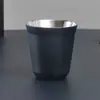 Suministro Exclusivo Transfronterizo de Copas Pequeñas de Acero Inoxidable 304 de Doble Pared, Vasos Portátiles para Cerveza, Tazas de Café, Tazas de Té, De Venta Caliente a Través de las Fronteras