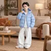 Ropa para niños, chaqueta de plumón para niños, nuevo estilo de invierno 2026, prenda superior de plumón de pato blanco para niños, ropa de invierno cálida para bebé niño
