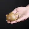 Mini Conjunto de Bule de Argila Roxa, Conjunto Completo de Bule Mineral Natural de Boca Larga e Ponta de Dedo Pequena, Adequado para Cultivar Conjuntos de Chá Yixing, Argila Amarela, Argila Vermelha, Argila Roxa