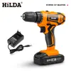 Set de Taladro Eléctrico de Litio Recargable Hilda Nuevo Punto Transfronterizo Herramienta Eléctrica Multifuncional Taladro de Mano de Impacto