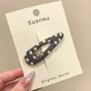 Pinza BB de Temperamento Versátil Estilo Coreano Exquisita Pinza para Cabello Suelto Pinza Recta Sensación de Alta Gama 2026 Nueva Pinza de Pato Pinza para el Cabello para Mujeres