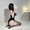 Corrente Gargantilha de Boate Lingerie Maiô Decote em V Profundo Costas Nuas Body Modelador 2034