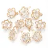 Accesorios de Zirconia de Aleación Pulsera DIY Hecha a Mano Collar Colgante Flor de Ciruelo Estrella de Cinco Puntas Colgante con Forma de Corazón Accesorios de Joyería
