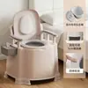Banheiro Móvel para Idosos, Vaso Sanitário Portátil Interno para Gestantes, Cadeira de Vaso Sanitário para Adultos, Bacio Anti-Odor, Cuspidor de Cabeceira, Urinol