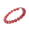 Pulseira de Cristal de Morango Natural Donghai DIY Contas Redondas E-commerce Transfronteiriço Mais Vendido Contas Soltas para Homens e Mulheres Atacado de Fábrica