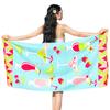 Toalla de Baño Absorbente de Agua de Secado Rápido, A Prueba de Viento, Cálida, Suave y Sin Pelusa, Toalla de Playa de Microfibra, Alfombra Doméstica Gruesa Estampada