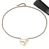 Comércio Exterior Personalizado Colar de Aço Inoxidável DIY Letra Nome Coração Pingente Moda Corrente de Suéter Personalizada Joias de Aço Titânio
