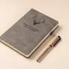 A5B5 Cuaderno de Piel de Oveja Libro Mayor de Contabilidad de Alto Valor Libro de Tareas para Estudiantes Papel Engrosado Logo Personalizado