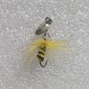 Luya semillas de melón micro lentejuelas giratorias mosquitos venenosos abejas con alas anzuelo volador modificación insecto biónico cebo falso venta al por mayor