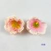 Simulado Chá Flor de Ameixa diy Guirlanda Cocar Acessórios para o Cabelo Decoração de Casa de Casamento Pano de Seda com Núcleo Cabeça de Flor Falsa Atacado