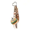 Parche Bordado de Cachorro de Dibujos Animados Hamburguesa Colgante de Cuerda Tejida Accesorio Colgante para Bolso de Nicho Accesorio Llavero Parche de Tela