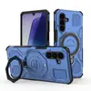 Funda Protectora Adecuada para Samsung A17-J-20 con Anillo de 360 Grados Funda Protectora Magnética Anti-Caídas para Samsung A17