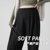 Pantalones de Maternidad Jingqi para Otoño e Invierno, Pantalones de Pierna Ancha para Mujeres Embarazadas, Pantalones Largos que No Aprietan el Vientre, Ropa de Maternidad Gruesa con Forro Polar