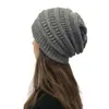 Explosión Transfronteriza 2020 Nuevo Sombrero Amazon Lana Tejido Rayas Barra Exterior Cálido Hip-hop Gorro Pulóver
