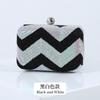 Moda Estilo Europeo y Americano Portátil Mini Bolso de Lentejuelas Bolso de Fiesta Noche Bolso para Accesorios Bolso de Mano Bolso Cruzado Pequeño para Cabello