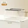 Caja de Almacenamiento de Escritorio Gran Capacidad Canasta de Almacenamiento para Snacks y Artículos Varios Escritorio de Oficina Apilable Caja de Almacenamiento para Bolsitas de Café y Té