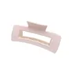 Pinzas para el Cabello de Plástico ABS de Venta Caliente, Pasadores Cuadrados Grandes, Accesorios de Pinza Base para DIY, Piezas en Blanco Base de Pinza de Tiburón sin Terminar al por Mayor