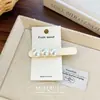 Pinza de pato con forma de corazón dulce de verano estilo coreano, pinza BB hueca suave y simple, pinza para flequillo, pinza lateral, accesorio para el cabello para mujer