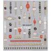 Puxixi Nuevas Pegatinas para Uñas Lujo Accesible Reloj Retro Reloj Relieve Estéreo Pegatina Adhesiva para Uñas Uña