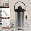 Termo de alto valor para niños y niñas, taza de café portátil con revestimiento cerámico, doble sorbo, taza con tubo de succión para té, venta al por mayor