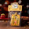 Amuleto de gato y amuleto de perro del Templo Xiyuan de Suzhou estilo Xiaohongshu, pegatinas para teléfono puramente escritas a mano y adornos culturales y creativos
