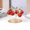 Nuevos Adornos de Manzana de Cristal Colorido Artesanías de Cristal Colorido Adornos Exquisitos Porche Muebles Creativos para el Hogar