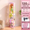 Tubo de Armazenamento de Boneca de Pelúcia Espessa Transparente Grande Capacidade Boneca Boneca Artefato Balde de Armazenamento de Brinquedo Infantil
