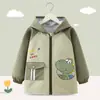 Funda para chaqueta de plumón, babero impermeable y resistente a las manchas con capucha para bebé, prenda de abrigo, elegante y se puede usar como capa exterior
