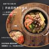 Olla individual de acero inoxidable para ramen, olla coreana para fideos instantáneos, olla individual pequeña para sopa, olla seca para mariscos, olla para sopa doméstica, olla de doble oreja