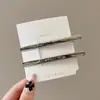 Horquilla de estrella hueca de metal plateado con flecos laterales, pinza para el pelo con flecos delanteros para mujer, horquilla de una palabra, tocado