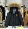 2024 Invierno Nuevo Vestido Chaqueta de Plumas Pike para Hombre y Mujer Corta con Capucha Cuello de Piel de Mapache Engrosada Chaqueta de Plumas de Pato
